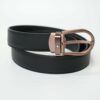 Thắt lưng Montblanc Horeshoe Stainless Steel Malt Bronze PVD Finish Pin Buckle Black Leather 129426 - 3cm - that lung montblanc horeshoe stainless steel malt bronze pvd finish pin buckle black leather 129426 3cm 4
