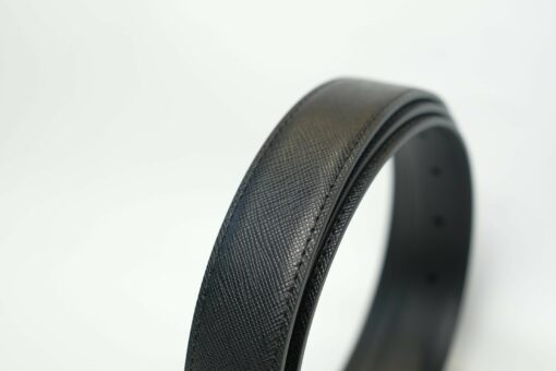 Thắt lưng Montblanc Leather Goods Black Saffiano Leather Belt 114421 - Image 4