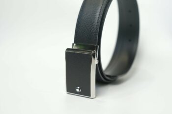 Thắt lưng Montblanc Leather Goods Black Saffiano Leather Belt 114421 - that lung montblanc leather goods black saffiano leather belt 114425