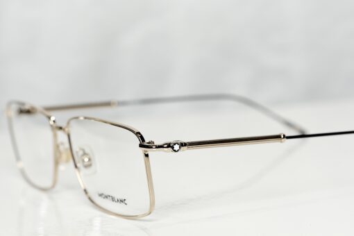 Gọng kính Montblanc Rectangula Gold Coated Eyeglasses MB0039O 002 Gọng kính Montblanc 3