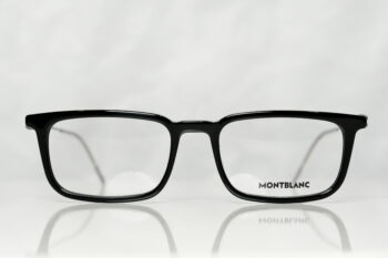 Gọng kính Montblanc Rectangula Black/Ruthenium Eyeglasses MB0052O 001 Gọng kính Montblanc
