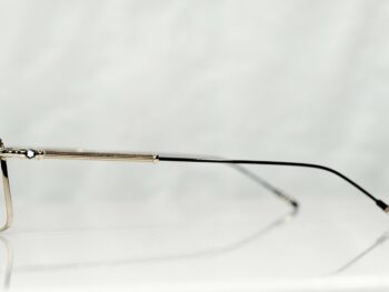 Gọng kính Montblanc Rectangula Gold Coated Eyeglasses MB0039O 002 - gong kinh montblanc rectangula gold coated eyeglasses mb0039o 7 scaled