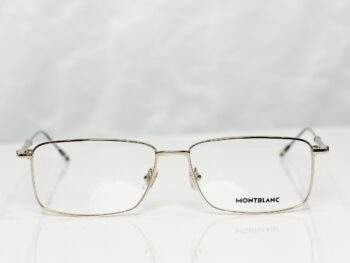 Gọng kính Montblanc Rectangula Gold Coated Eyeglasses MB0039O 002 - gong kinh montblanc rectangula gold coated eyeglasses mb0039o 9 scaled