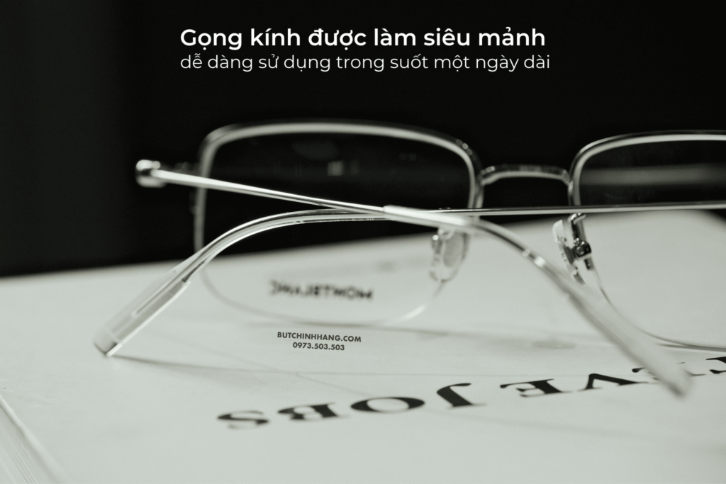 Gọng kính nửa viền phong cách - Montblanc Semi-Rimless Eyeglasses MB0084OK 006 - gong kinh nua vien phong cach montblanc semi rimless eyeglasses mb0084ok 8