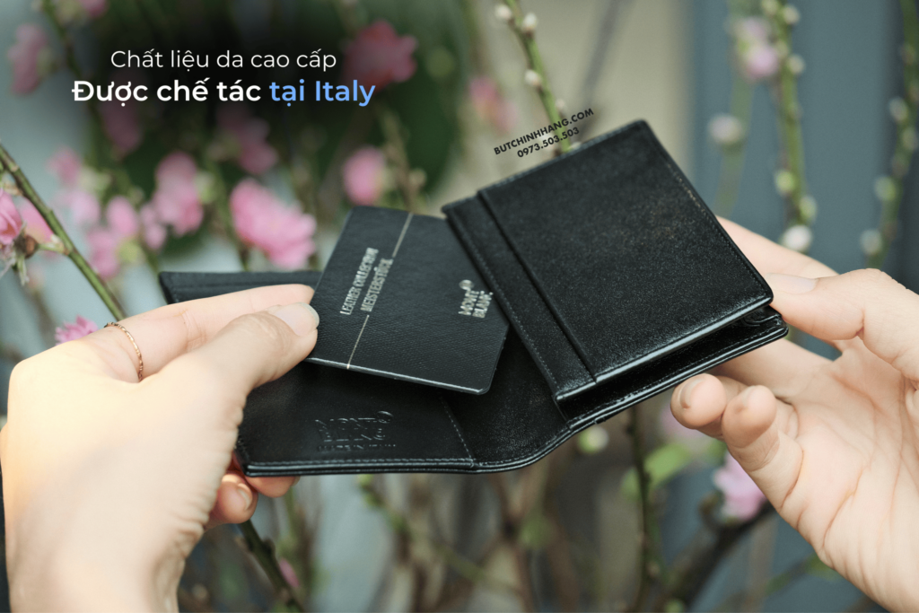 Kích thước nhỏ gọn của chiếc ví namecard Meisterstuck Business Card Holder 107229 - kich thuoc nho gon cua chiec vi namecard meisterstuck business card holder 107230