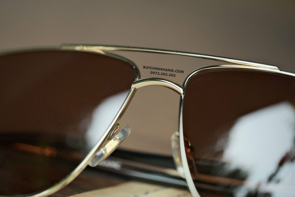 Kính mát Montblanc Men Gold/Brown Sunglasses MB0069S 001 - kinh mat montblanc men goldbrown sunglasses mb0069s 3
