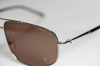 Kính mát Montblanc Men Gold/Brown Sunglasses MB0069S 001 - kinh mat montblanc men goldbrown sunglasses mb0069s 4
