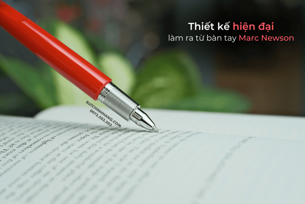 Màu đỏ may mắn của mẫu bút ký Montblanc M Red Capless - mau do may man cua mau but ky montblanc m red capless 1