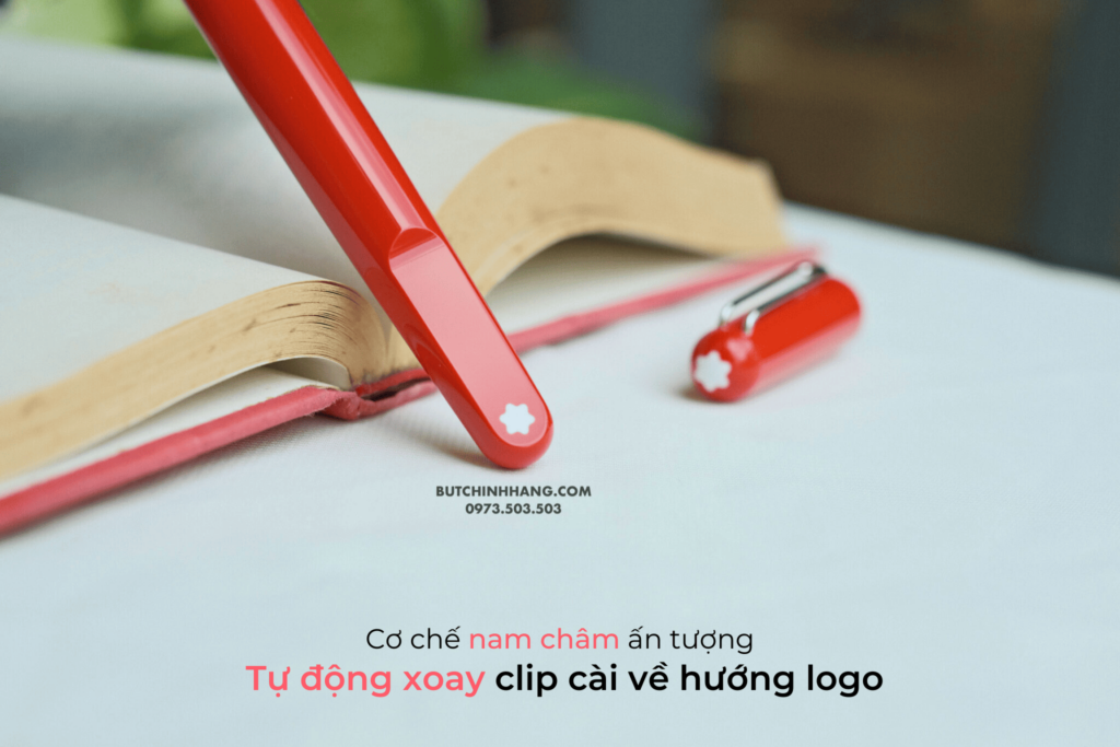 Màu đỏ may mắn của mẫu bút ký Montblanc M Red Capless - mau do may man cua mau but ky montblanc m red capless
