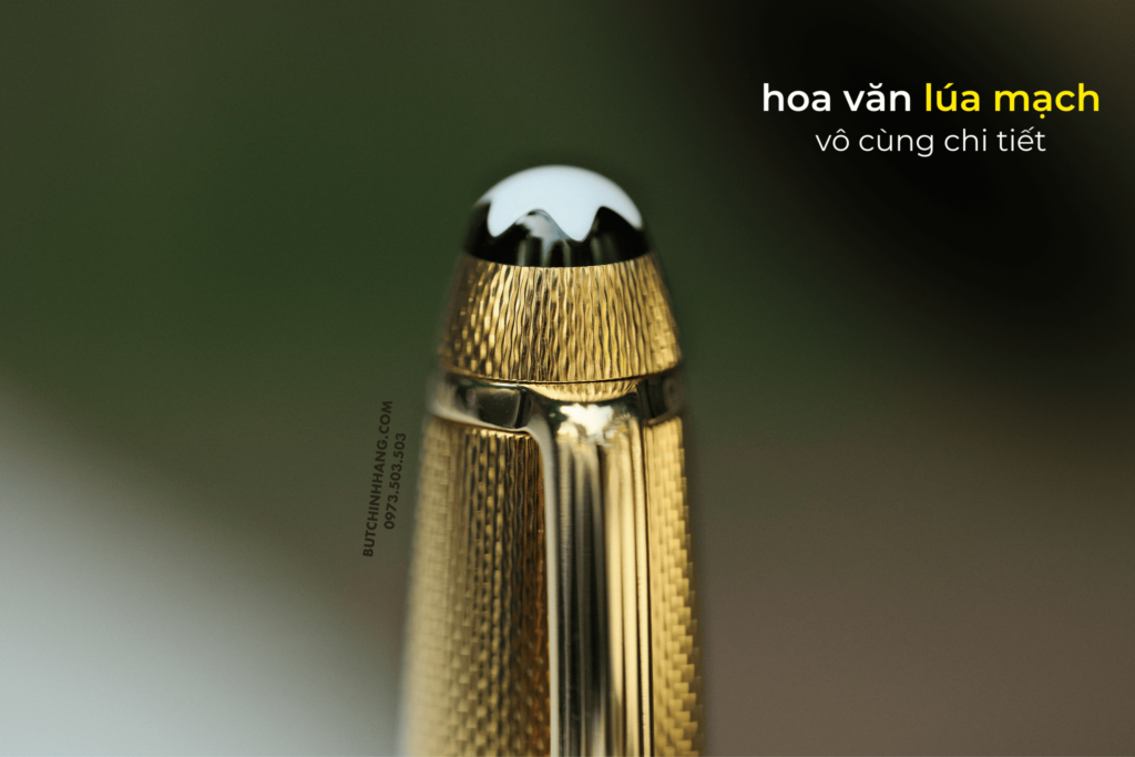 Một chiếc bút cực hiếm khó thấy trên thị trường - Montblanc Meisterstuck Solitaire Barley Corn Gold Plated 1444 - mot chiec but cuc hiem kho thay tren thi truong montblanc meisterstuck solitaire barley corn gold plated 1444