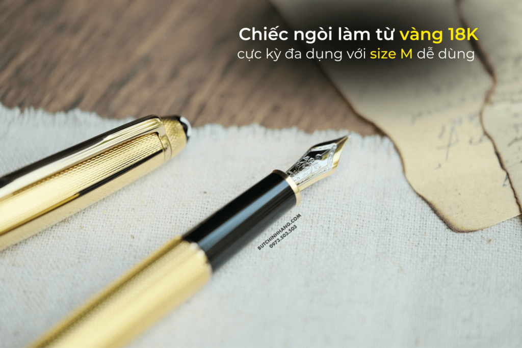 Một chiếc bút cực hiếm khó thấy trên thị trường - Montblanc Meisterstuck Solitaire Barley Corn Gold Plated 1444 - mot chiec but cuc hiem kho thay tren thi truong montblanc meisterstuck solitaire barley corn gold plated 1445