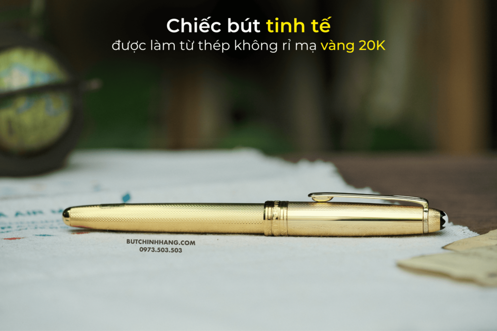 Một chiếc bút cực hiếm khó thấy trên thị trường - Montblanc Meisterstuck Solitaire Barley Corn Gold Plated 1444 - mot chiec but cuc hiem kho thay tren thi truong montblanc meisterstuck solitaire barley corn gold plated 1448