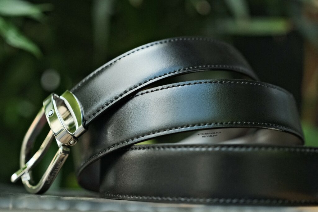 Thắt lưng Montblanc Classic Line Platinum Belt 128135 - 3cm - that lung montblanc classic line platinum belt 128135 3cm 1