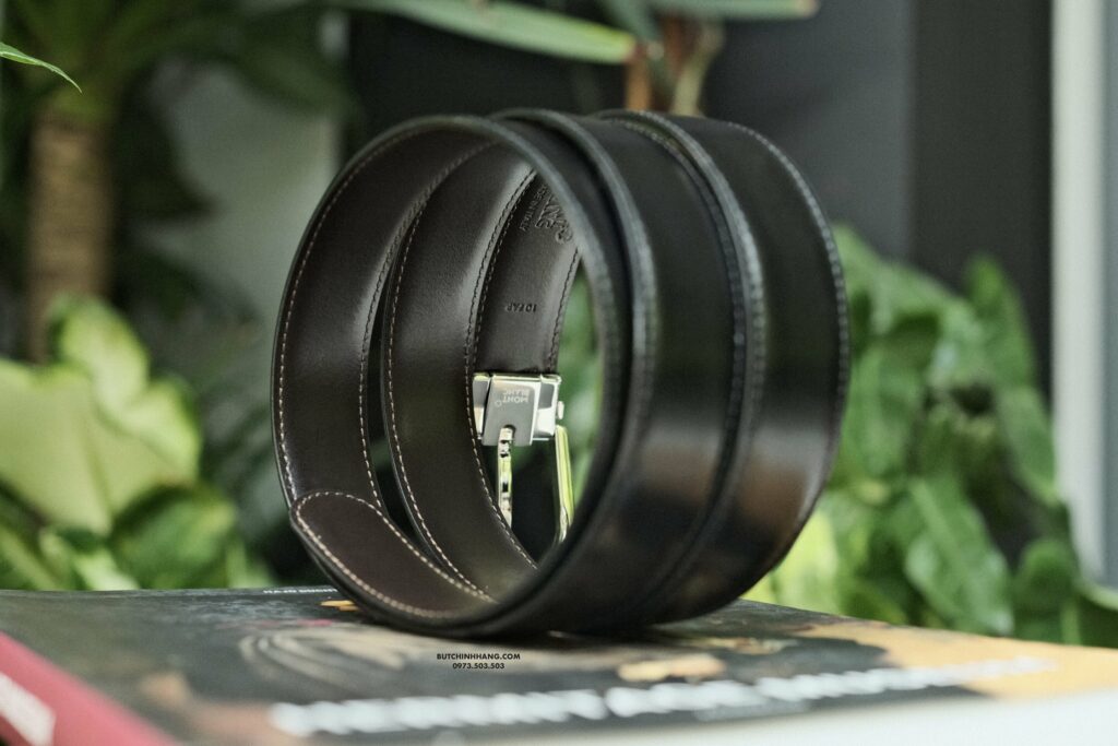 Thắt lưng Montblanc Classic Line Platinum Belt 128135 - 3cm - that lung montblanc classic line platinum belt 128135 3cm
