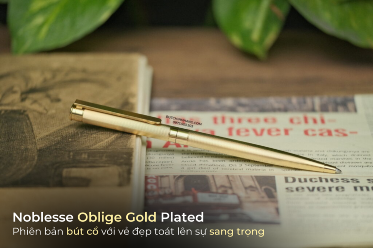 Một trong những thiết kế cổ điển hiếm thấy - Montblanc Noblesse Oblige Gold Plated - 1 1