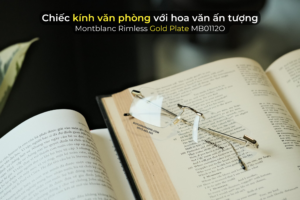 [SẢN PHẨM ORDER] Gọng Kính Montblanc Rimless Gold Plate MB0112O - Dòng Kính Bán Chạy Nhất tại Bút Chính Hãng - 7 7