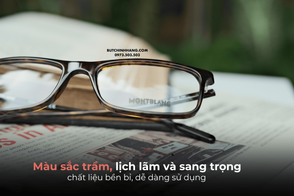 Mẫu gọng kính vân đồi mồi đáng để sở hữu - Montblanc Rectangular Eyeglasses MB0086O - mau gong kinh van doi moi dang de so huu montblanc rectangular eyeglasses mb0086o 1