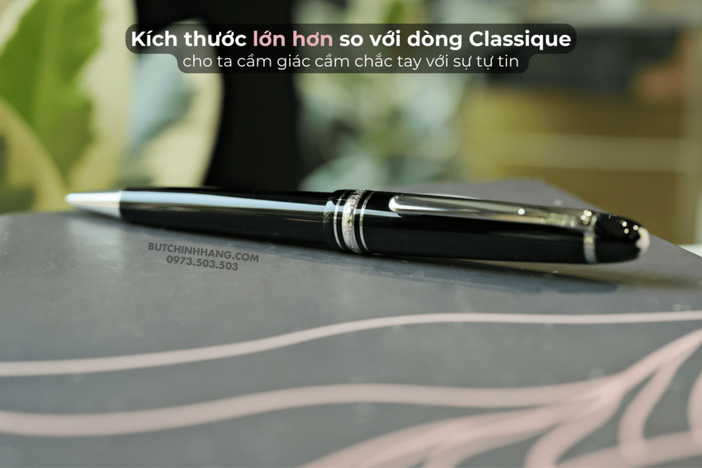 Phiên bản Midsize của dòng bút nổi tiếng nhất Montblanc - Meisterstuck Platinum-coated BallPoint Pen 114185 - phien ban midsize cua dong but noi tieng nhat montblanc meisterstuck platinum coated ballpoint pen 114187