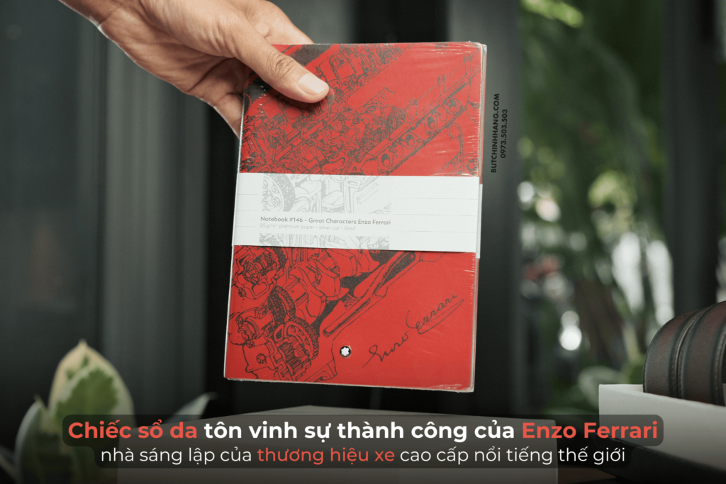 Sổ da Montblanc Notebook 146 Great Characters Enzo Ferrari - Phiên bản sổ da đẳng cấp và tinh tế - so da montblanc notebook 146 great characters enzo ferrari phien ban so da dang cap va tinh te