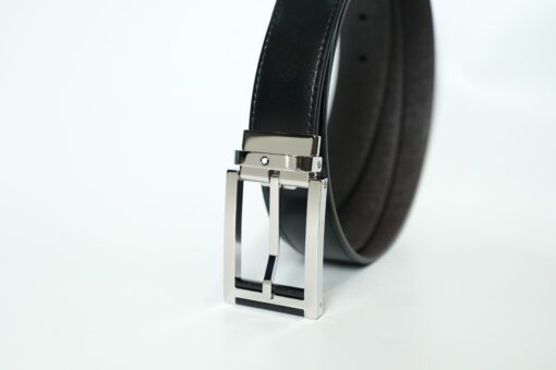 Thắt lưng Montblanc Black/Brown Reversible Leather Belt 126008 – 3cm Thắt lưng Montblanc 3
