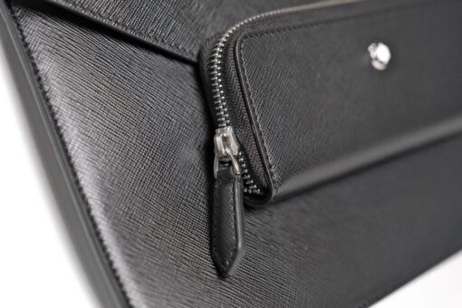 Túi cầm tay Montblanc Sartorial Envelope Pouch with Pen Pocket Black Leather Goods 130314 Ví Montblanc 5