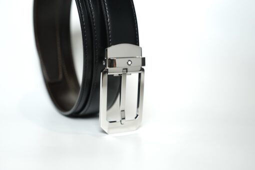 Thắt lưng Montblanc Black/brown reversible cut-to-size business belt 116579 – 3cm Thắt lưng Montblanc Mới Nguyên Hộp 3
