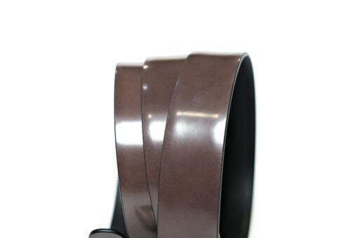 Thắt lưng Montblanc Rounded Square Vintage Pin Buckle Brown Brushed Leather Belt 129452 – 3cm Thắt lưng Montblanc Mới Nguyên Hộp 4