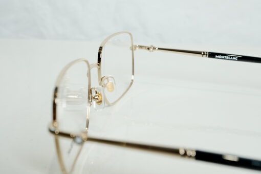 Gọng kính Montblanc Rectangular Gold Eyeglasses MB0072O 003 Gọng kính Montblanc 6