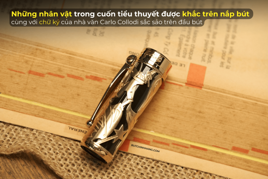 Chiếc bút dành riêng cho nhà văn Carlo Collodi - Phiên bản Giới hạn chỉ 8400 chiếc trên toàn thế giới - chiec but danh rieng cho nha van carlo collodi phien ban gioi han chi 8400 chiec tren toan the gioi 1
