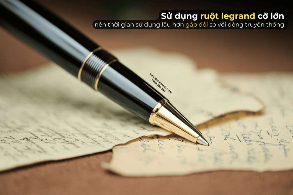 Chiếc bút to lớn nhất của dòng Meisterstuck - Phiên bản bi nước Montblanc Meisterstuck Legrand 11402 - chiec but to lon nhat cua dong meisterstuck phien ban bi nuoc montblanc meisterstuck legrand 11402