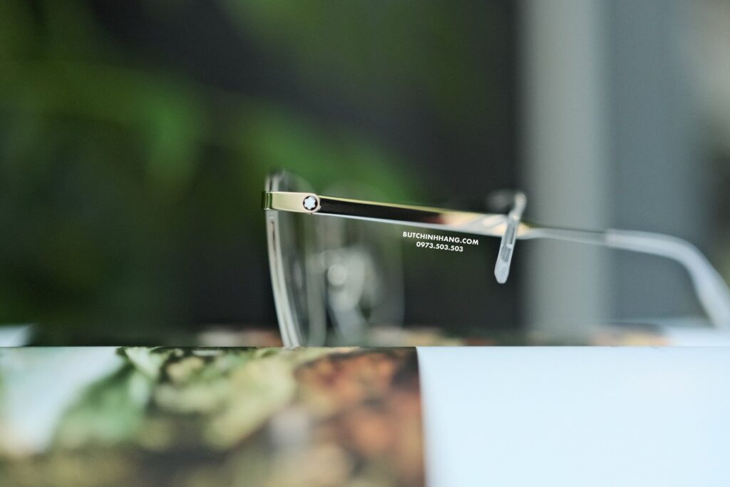 Gọng kính Montblanc Rectangular Eyeglasses MB0181O 002 - gong kinh montblanc rectangular eyeglasses mb0181o 002