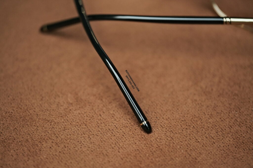 Gọng kính Montblanc Rectangular Gold Eyeglasses MB0072O 003 - gong kinh montblanc rectangular gold eyeglasses mb0072o 5
