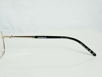 Gọng kính Montblanc Rectangular Gold Eyeglasses MB0072O 003 - gong kinh montblanc rectangular gold eyeglasses mb0072o 5 scaled