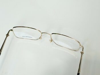 Gọng kính Montblanc Rectangular Gold Eyeglasses MB0072O 003 - gong kinh montblanc rectangular gold eyeglasses mb0072o 7 scaled