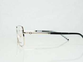 Gọng kính Montblanc Rectangular Gold Eyeglasses MB0072O 003 - gong kinh montblanc rectangular gold eyeglasses mb0072o 8 scaled