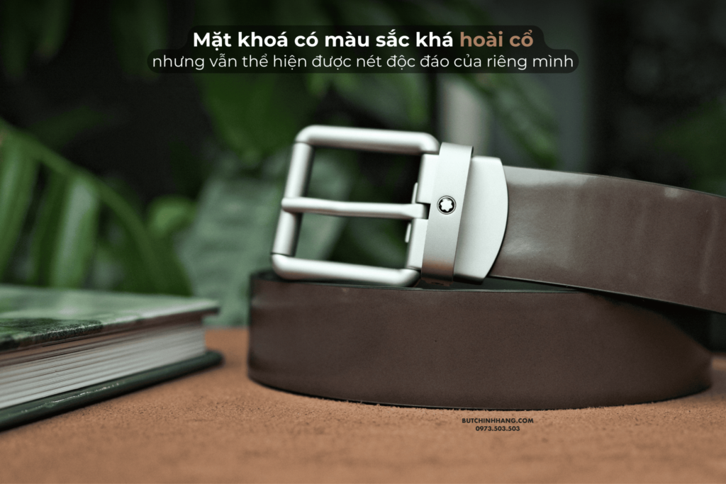 Mang phong cách Vintage hoài cổ - Chiếc thắt lưng Montblanc 129452 với màu nâu sang trọng - mang phong cach vintage hoai co chiec that lung montblanc 129452 voi mau nau sang trong 1