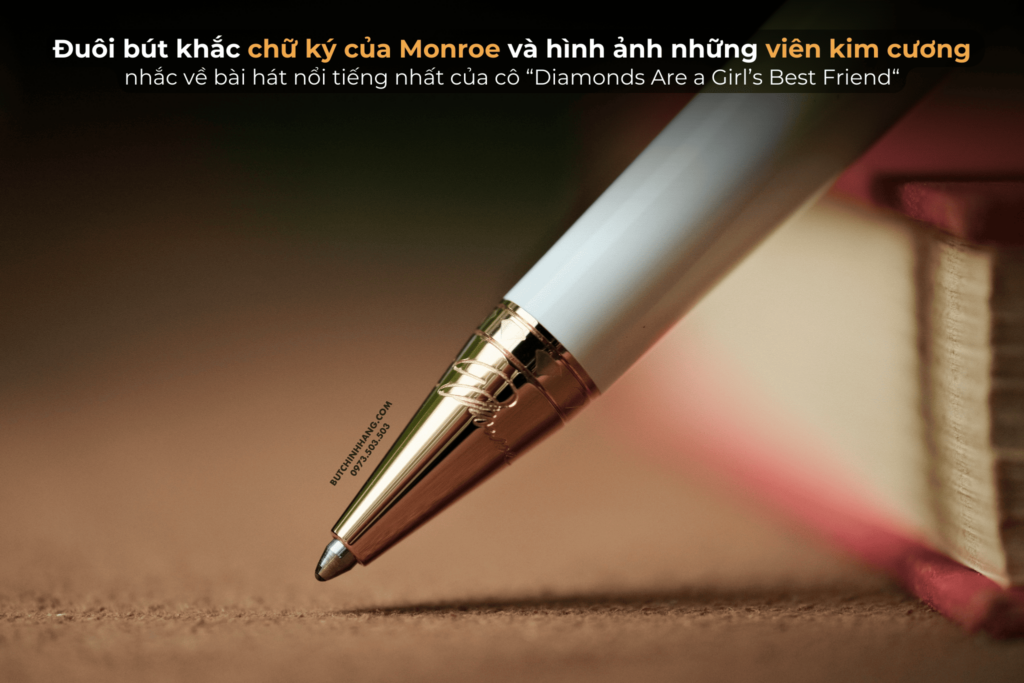 Mẫu bút dành riêng cho phái nữ Montblanc Muses Marilyn Monroe Special Edition Pearl 117886 - mau but danh rieng cho phai nu montblanc muses marilyn monroe special edition pearl 117887