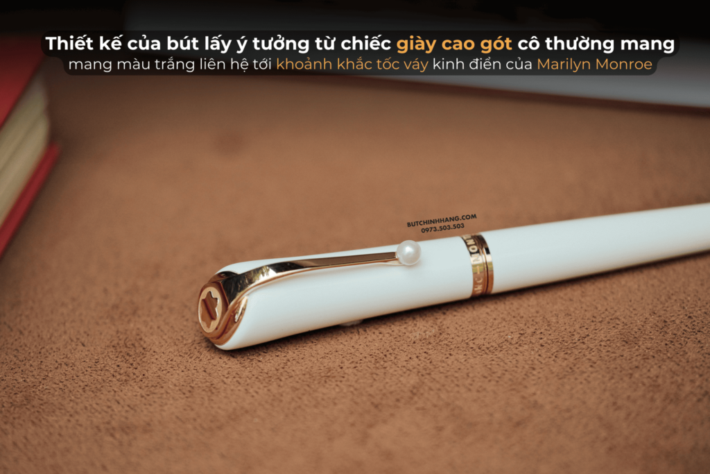 Mẫu bút dành riêng cho phái nữ Montblanc Muses Marilyn Monroe Special Edition Pearl 117886 - mau but danh rieng cho phai nu montblanc muses marilyn monroe special edition pearl 117889