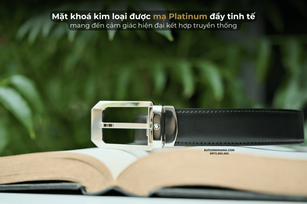 Một mẫu thắt lưng truyền thống đáng để sở hữu - Montblanc Black/Brown Reversible 116579  - mot mau that lung truyen thong dang de so huu montblanc blackbrown reversible 116580