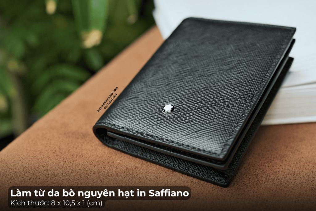 Nhỏ gọn và tiện dụng - Mẫu ví Montblanc Sartorial Card Holder 4cc Black 130322 - nho gon va tien dung mau vi montblanc sartorial card holder 4cc black 130323