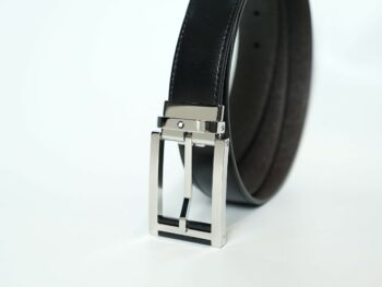 Thắt lưng Montblanc Black/Brown Reversible Leather Belt 126008 – 3cm - that lung montblanc blackbrown reversible leather belt 126008 3cm 3 scaled