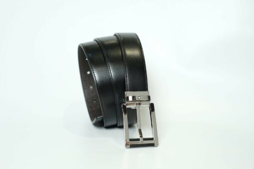 Thắt lưng Montblanc Black/Brown Reversible Leather Belt 126008 – 3cm - Image 2