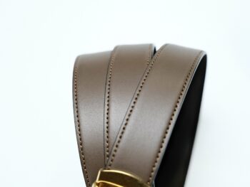 Thắt lưng Montblanc Horseshoe Vintage Gold Pin Buckle Brown Plain Leather Belt 129424 - 3cm - that lung montblanc horseshoe vintage gold pin buckle brown plain leather belt 129424 3cm 1 scaled