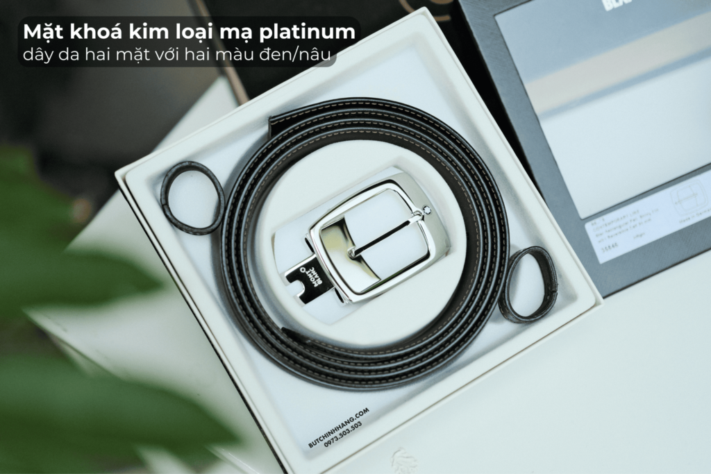 Thắt lưng Montblanc (INFLIGHT) 35846 với thiết kế hiện đại - that lung montblanc inflight 35846 voi thiet ke hien dai 1