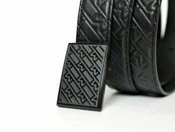 Thắt lưng Montblanc Plate Buckle with M Pattern Stainless Steel Black PVD Finish Embossed Leather Goods 129450 - 3cm - that lung montblanc plate buckle with m pattern stainless steel black pvd finish embossed leather goods 129450 3cm 6 scaled