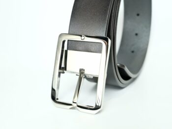 Thắt lưng Montblanc Rectangular Frame Pin Buckle Shiny Palladium Reversible Brown Sfumato&Grey Saffiano Leather Belt 131163 - 3,5cm - that lung montblanc rectangular frame pin buckle shiny palladium reversible brown sfumatoampgrey saffiano leather belt 131163 35cm 7 scaled