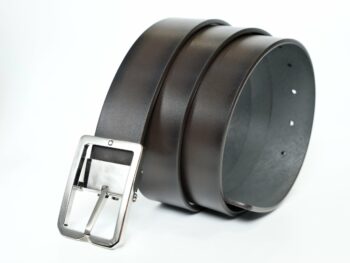 Thắt lưng Montblanc Rectangular Frame Pin Buckle Shiny Palladium Reversible Brown Sfumato&Grey Saffiano Leather Belt 131163 - 3,5cm - that lung montblanc rectangular frame pin buckle shiny palladium reversible brown sfumatoampgrey saffiano leather belt 131163 35cm 9 scaled