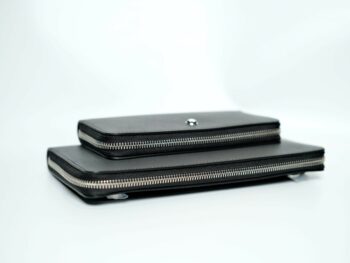 Túi clutch Montblanc Sartorial Mini Bag Forged Iron 130307 - Ảnh 5