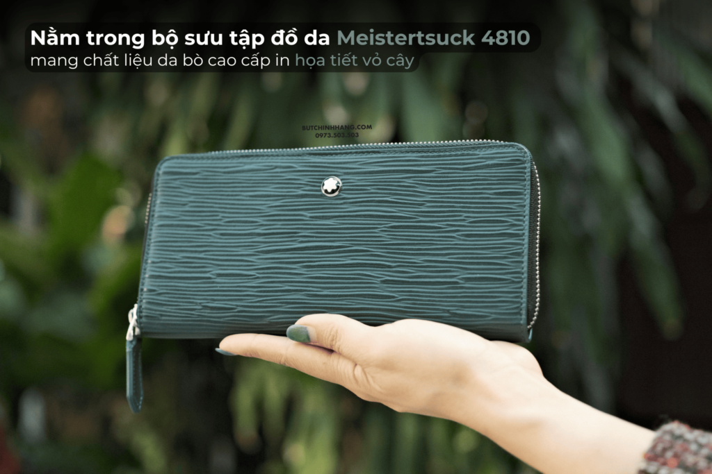 Túi đựng điện thoại Montblanc Meistertsuck 4810 Phone Pouch British Green 130940 - Thiết kế mới lạ cùng màu sắc độc đáo - tui dung dien thoai montblanc meistertsuck 4810 phone pouch british green 130940 thiet ke moi la cung mau sac doc dao 3