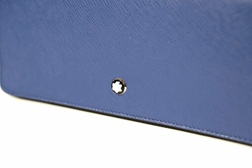 Túi đựng điện thoại Montblanc Sartorial Phone Pouch BIue 130819 - Image 7